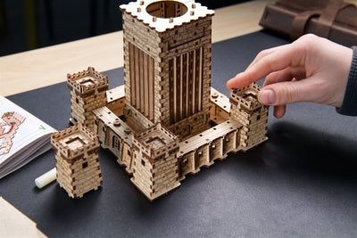 Ugears – Leuchtturm Von Alexandria Mit Led - Nachtlicht | 3D Holzpuzzle - Lama Welt