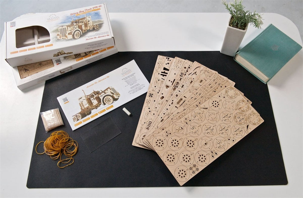Ugears – Lkw "Heavy Boy" Vm - 03 Lastwagen | 3D Holzpuzzle - Lama Welt