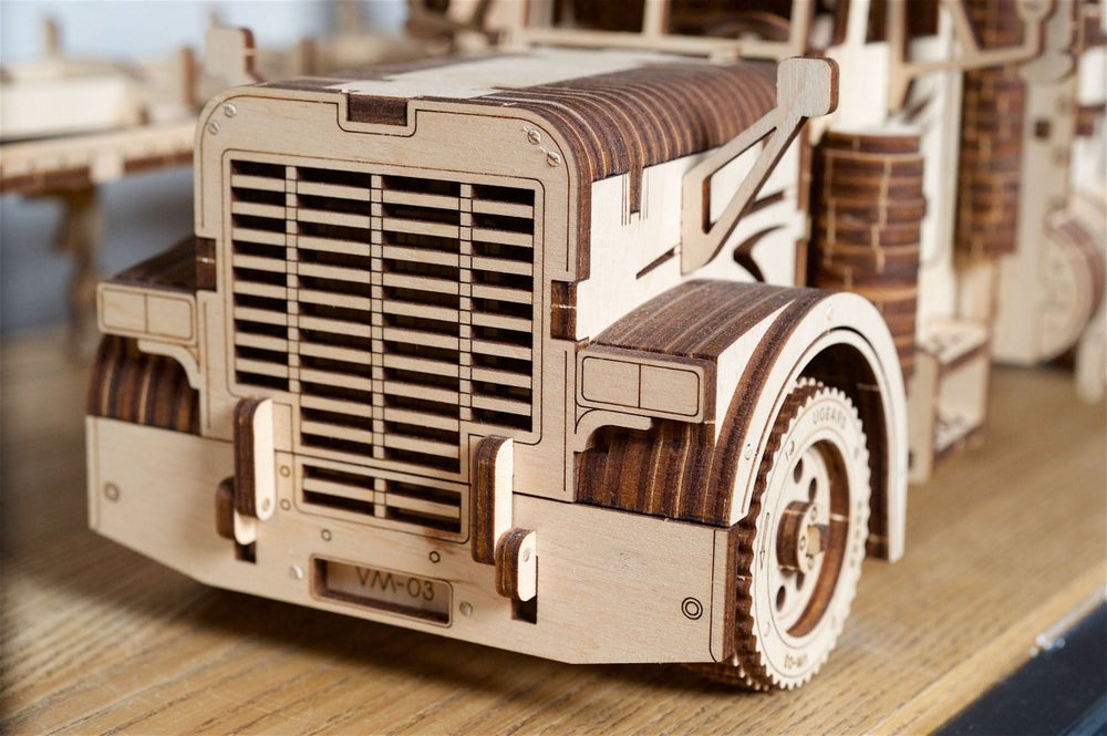 Ugears – Lkw "Heavy Boy" Vm - 03 Lastwagen | 3D Holzpuzzle - Lama Welt
