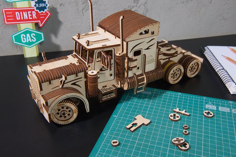 Ugears – Lkw "Heavy Boy" Vm - 03 Lastwagen | 3D Holzpuzzle - Lama Welt