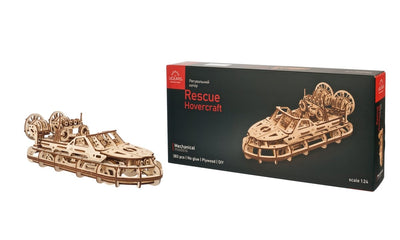 Ugears – Luftkissenboot Für Rettungseinsätze Rettungsboot | 3D Holzpuzzle - Lama Welt