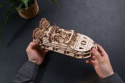 Ugears – Luftkissenboot Für Rettungseinsätze Rettungsboot | 3D Holzpuzzle - Lama Welt