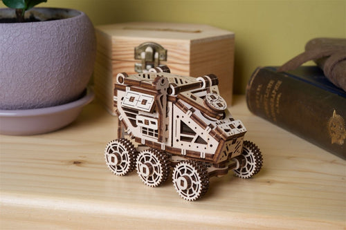 Ugears – Mars Rover Weltraum - Buggy | 3D Holzpuzzle - Lama Welt