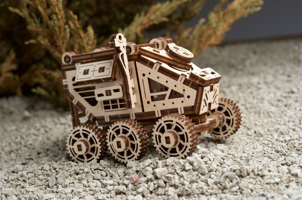 Ugears – Mars Rover Weltraum - Buggy | 3D Holzpuzzle - Lama Welt