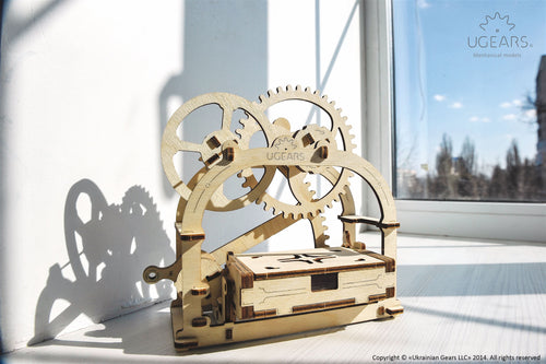 Ugears – Ugears Mechanische Schatzkiste Aus Holz - 3D Puzzle | 3D Holzpuzzle