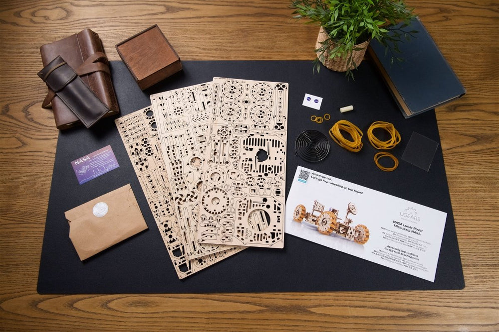 Ugears – Mondrover Der Nasa Weltraumfahrzeug | 3D Holzpuzzle - Lama Welt