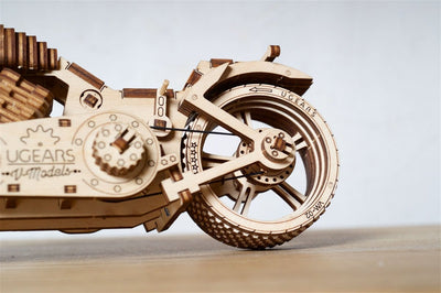 Ugears – Motorrad Vm - 02 Bike | 3D Holzpuzzle - Lama Welt