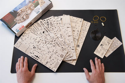 Ugears – Pick - Up Lumberjack Modell - Truck | 3D Holzpuzzle - Lama Welt