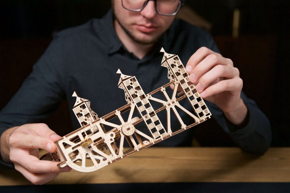 Ugears – Quidditch™ Flipper Arcade - Spiel | 3D Holzpuzzle - Lama Welt