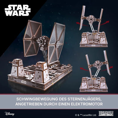 Ugears | Raumjäger „Star Wars TIE Fighter™“ | 3D Holzpuzzle - Lama Welt