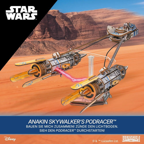 Ugears | Renn - Gleiter „Star Wars Anakin Skywalkers Podracer<sup>™</sup>“ | 3D Holzpuzzle - Lama Welt