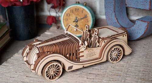 Ugears – Roadster Sportcabrio Vm - 01 Rennwagen | 3D Holzpuzzle - Lama Welt