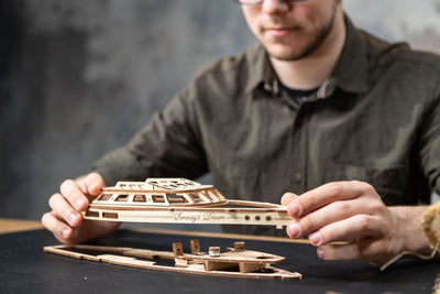 Ugears – Serenitys Traum Segelschiff | 3D Holzpuzzle - Lama Welt