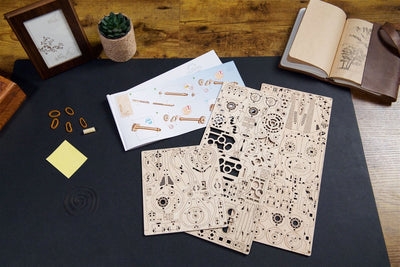 Ugears – Sportwagen Flinke Maus Rennauto | 3D Holzpuzzle - Lama Welt