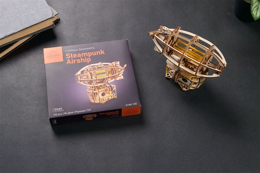 Ugears – Steampunk - Luftschiff Zeppelin | 3D Holzpuzzle - Lama Welt