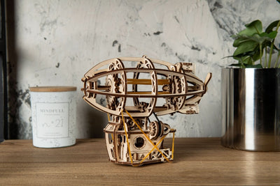 Ugears – Steampunk - Luftschiff Zeppelin | 3D Holzpuzzle - Lama Welt