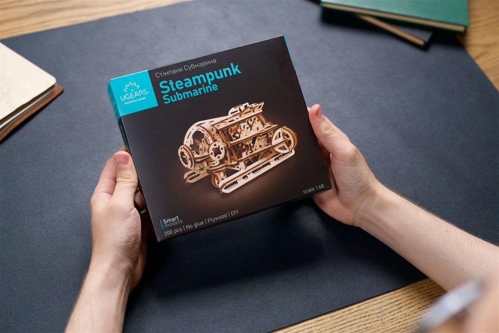 Ugears – Steampunk U - Boot Vintage - Tauchboot | 3D Holzpuzzle - Lama Welt