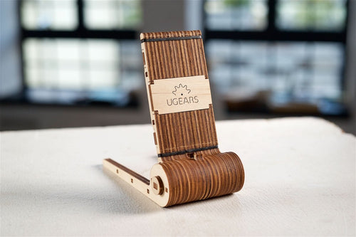 Ugears – Telefonhalterung Handy - Ständer | 3D Holzpuzzle - Lama Welt