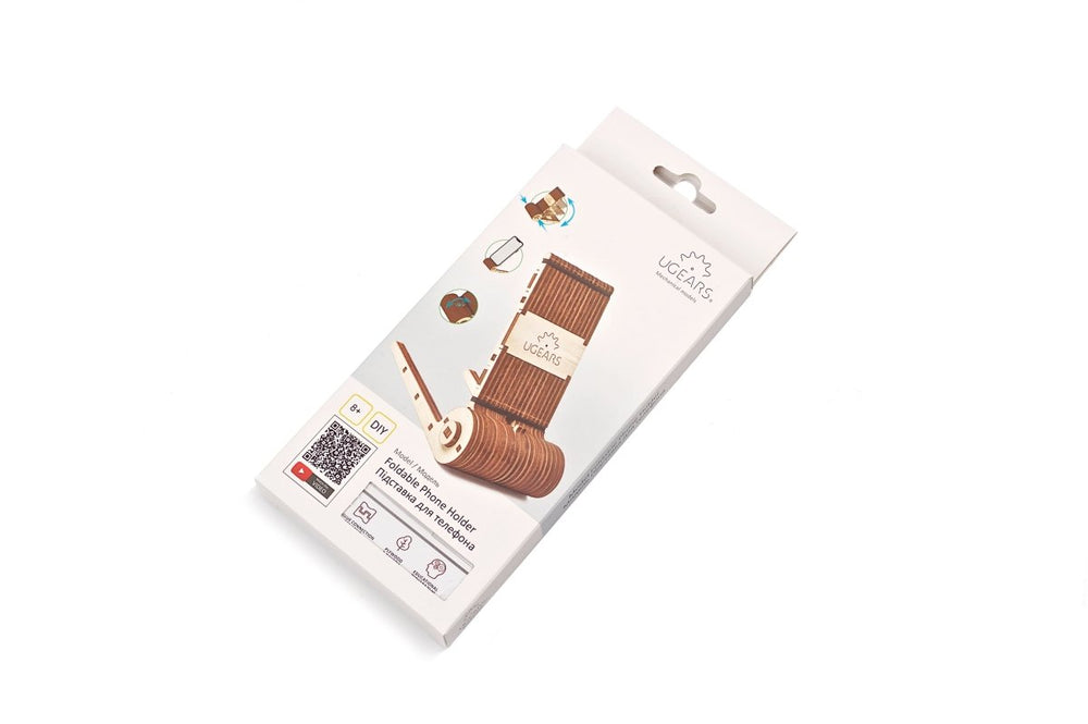 Ugears – Telefonhalterung Handy - Ständer | 3D Holzpuzzle - Lama Welt