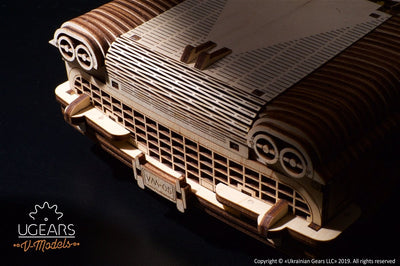 Ugears – Traum Cabriolet Vm - 05 Modellcabrio | 3D Holzpuzzle - Lama Welt