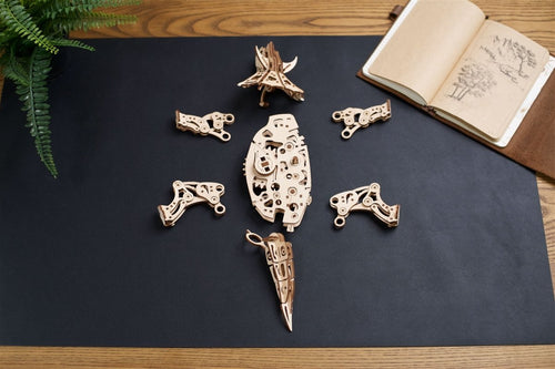 Ugears – Triceratops Dinosaurier | 3D Holzpuzzle - Lama Welt
