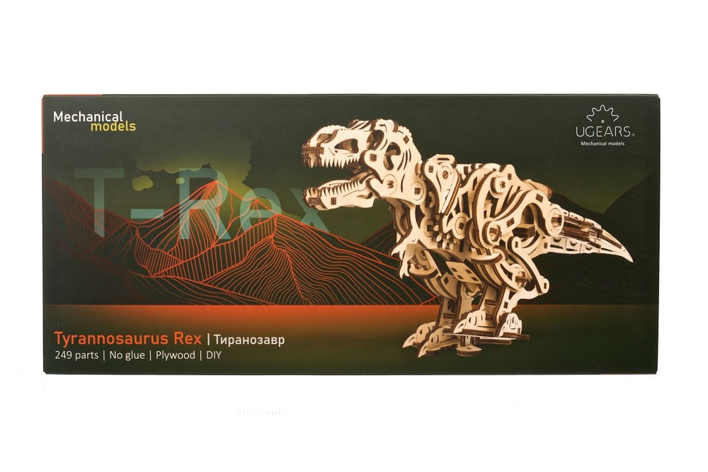Ugears – Tyrannosaurus Rex Dinosaurier | 3D Holzpuzzle - Lama Welt