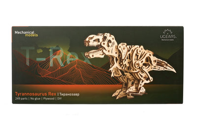 Ugears – Tyrannosaurus Rex Dinosaurier | 3D Holzpuzzle - Lama Welt