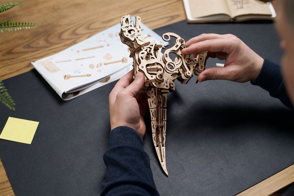 Ugears – Tyrannosaurus Rex Dinosaurier | 3D Holzpuzzle - Lama Welt