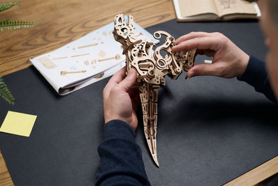 Ugears – Tyrannosaurus Rex Dinosaurier | 3D Holzpuzzle - Lama Welt