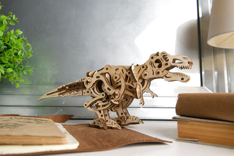 Ugears – Tyrannosaurus Rex Dinosaurier | 3D Holzpuzzle - Lama Welt