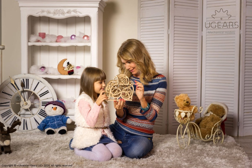 Ugears – Ugears 3D Holzpuzzle Theater Bühnenhaus Aus Holz | 3D Holzpuzzle - Lama Welt