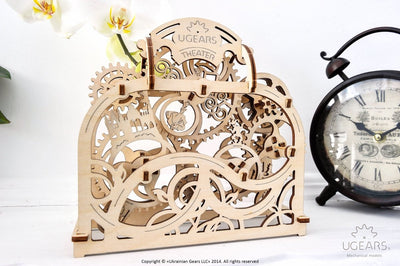 Ugears – Ugears 3D Holzpuzzle Theater Bühnenhaus Aus Holz | 3D Holzpuzzle - Lama Welt