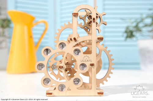 Ugears – Ugears Dynamometer Luftdruck - Anzeiger Bausatz Aus Holz | 3D Holzpuzzle - Lama Welt