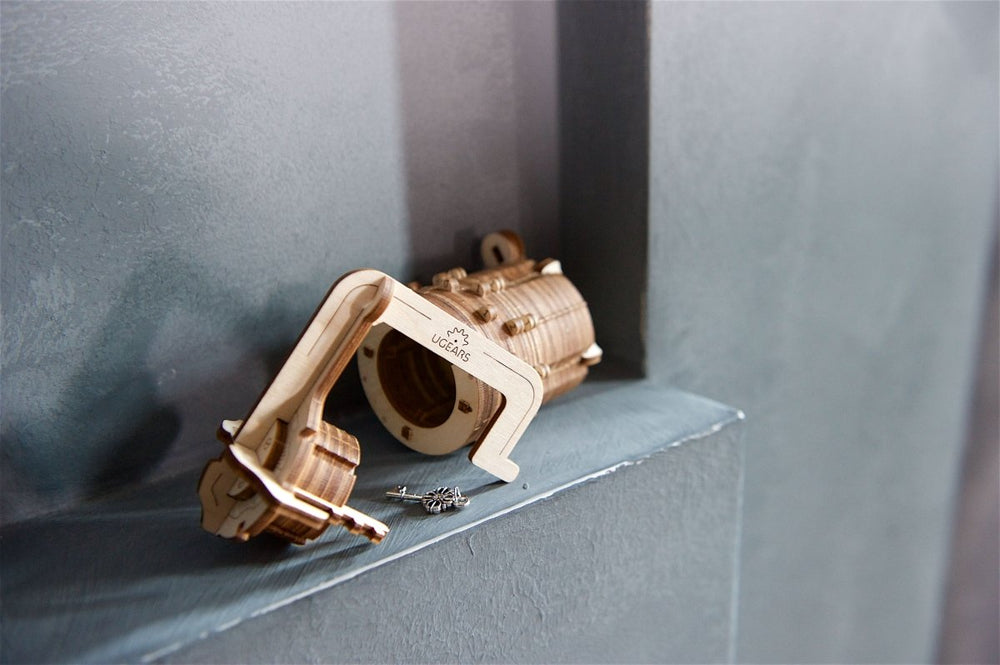 Ugears – Ugears Kombinationsschloss Holz Rätsel – 3D Puzzle Geschenk | 3D Holzpuzzle - Lama Welt