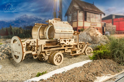 Ugears – Ugears Lkw Tankwagen Holzbausatz – 3D Modell Bausatz | 3D Holzpuzzle - Lama Welt