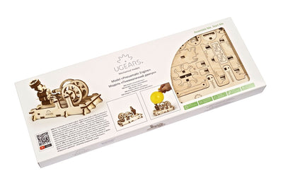 Ugears – Ugears Luftmotor Bausatz Holz – Mechanisches 3D - Modell | 3D Holzpuzzle - Lama Welt