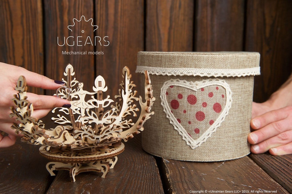 Ugears – Ugears Mechanische Blume Bausatz – 3D Holzmodell Bausatz | 3D Holzpuzzle - Lama Welt