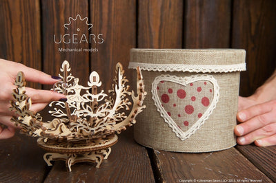 Ugears – Ugears Mechanische Blume Bausatz – 3D Holzmodell Bausatz | 3D Holzpuzzle - Lama Welt