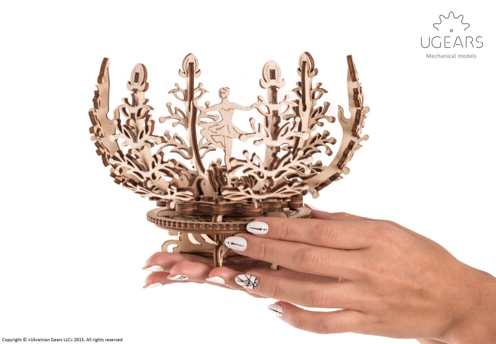 Ugears – Ugears Mechanische Blume Bausatz – 3D Holzmodell Bausatz | 3D Holzpuzzle - Lama Welt