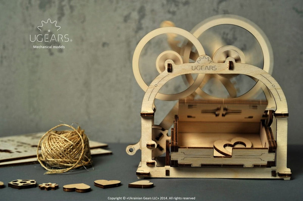 Ugears – Ugears Mechanische Schatzkiste Aus Holz - 3D Puzzle | 3D Holzpuzzle - Lama Welt