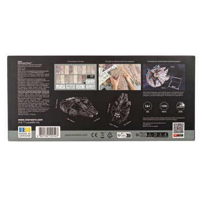 Ugears | Raumgleiter „Star Wars Millennium Falke™“ | 3D Holzpuzzle