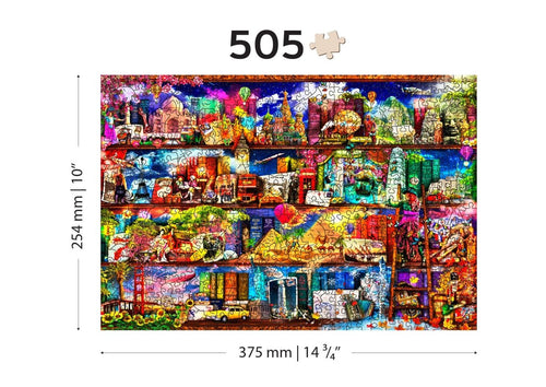 Weltreise - Bücherregal 505 L - Lama Welt