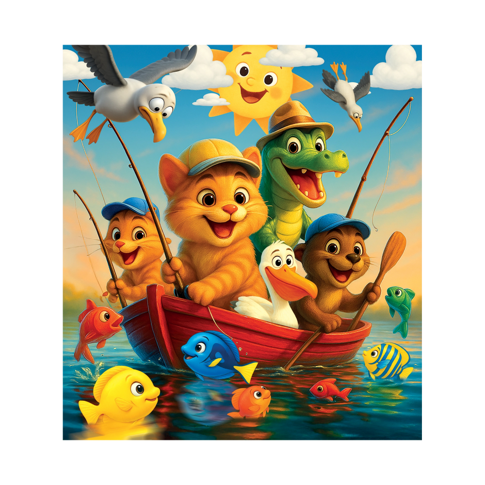 WOODEN.CITY – Angelabenteuer | 3D Holzpuzzle - Lama Welt