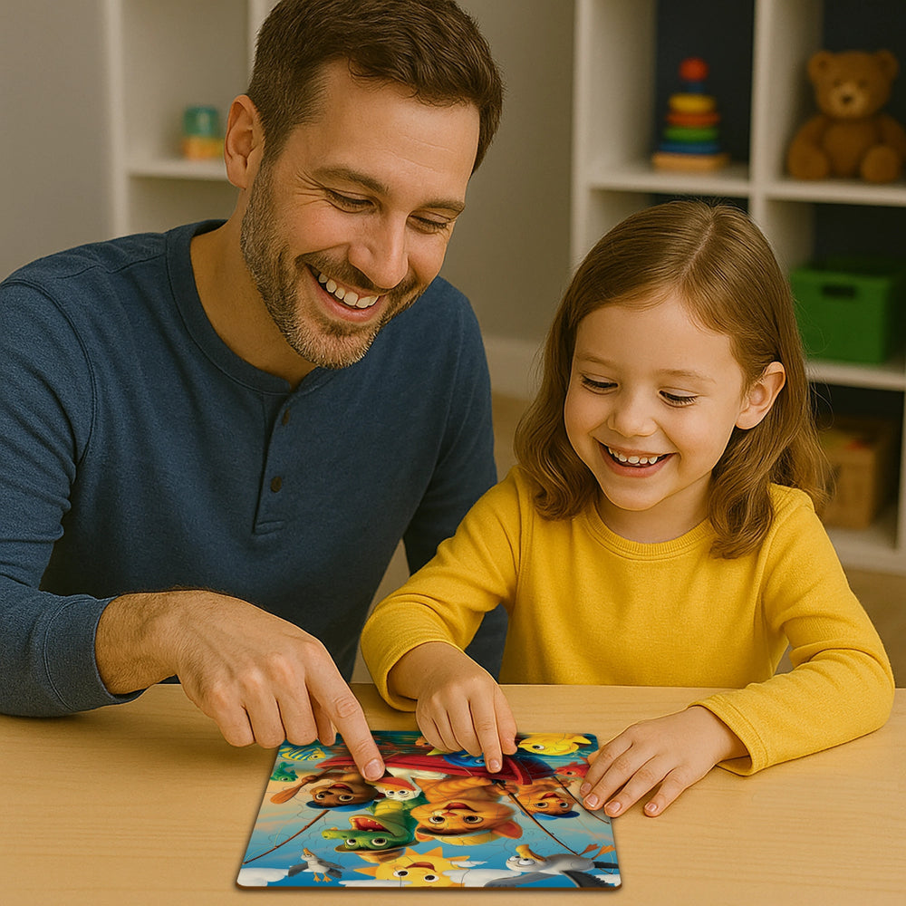 WOODEN.CITY – Angelabenteuer | 3D Holzpuzzle - Lama Welt