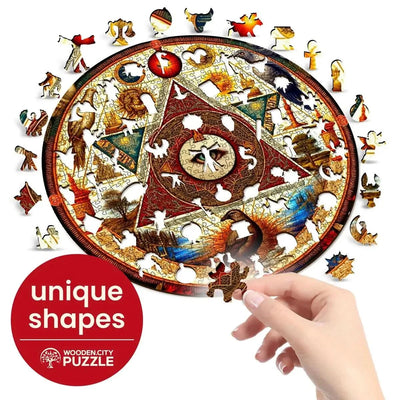 WOODEN.CITY – Auge Des Universums | 3D Holzpuzzle - Lama Welt