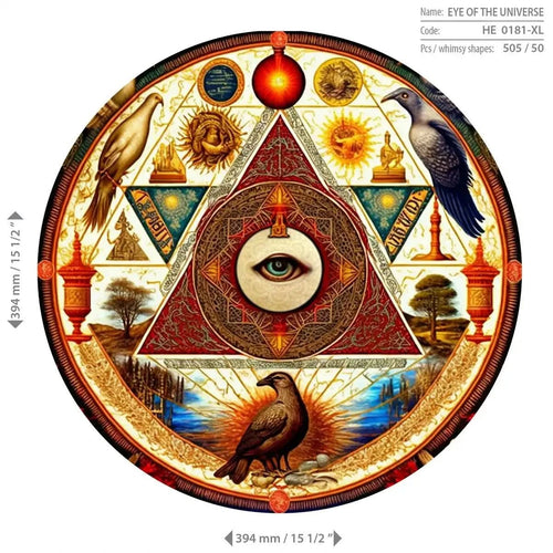 WOODEN.CITY – Auge Des Universums | 3D Holzpuzzle - Lama Welt