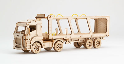 WOODEN.CITY – Auto - Transporter | 3D Holzpuzzle - Lama Welt