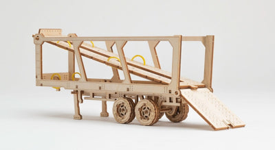 WOODEN.CITY – Auto - Transporter | 3D Holzpuzzle - Lama Welt