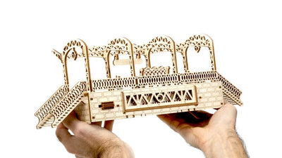 WOODEN.CITY – Bahnhof | 3D Holzpuzzle - Lama Welt