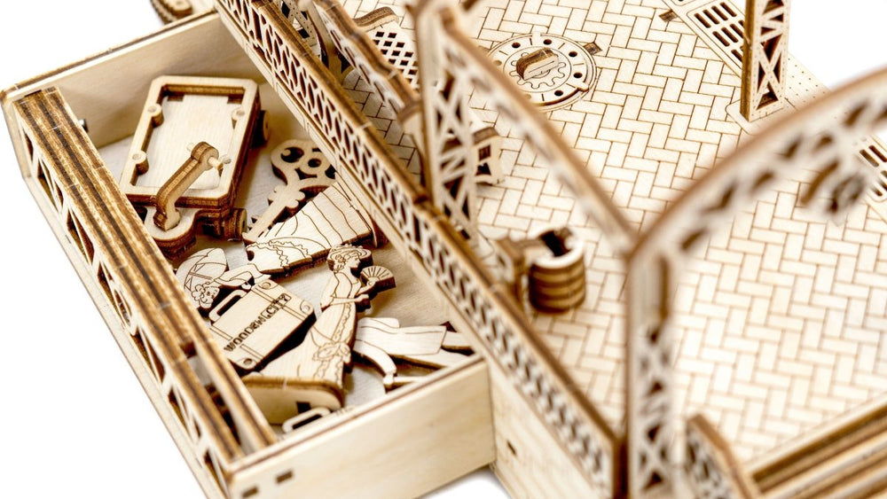 WOODEN.CITY – Bahnhof | 3D Holzpuzzle - Lama Welt